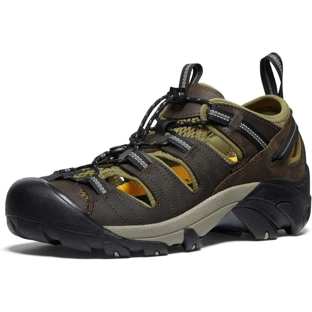 KEEN Arroyo II Mens Size 13 Closed Toe Hiking Sandals Trail Canteen/Black NEW
